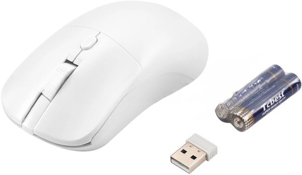 Мышь Acer OMR501 белый оптическая 1600dpi silent беспров. USB 4but (ZL.MCE11.018)