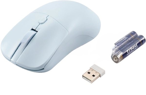 Мышь Acer OMR501 голубой оптическая 1600dpi silent беспров. USB 4but (ZL.MCE11.019)