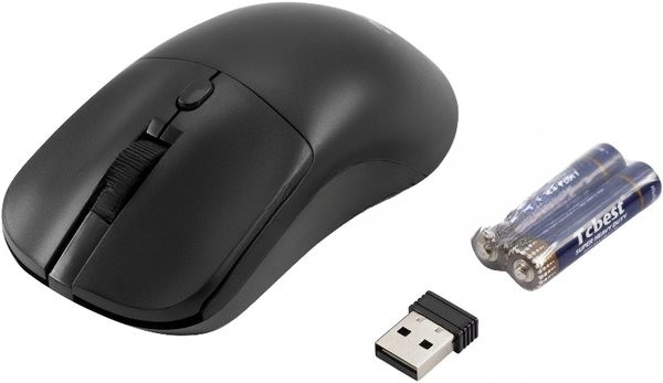Мышь Acer OMR501 черный оптическая 1600dpi silent беспров. USB 4but (ZL.MCE11.016)