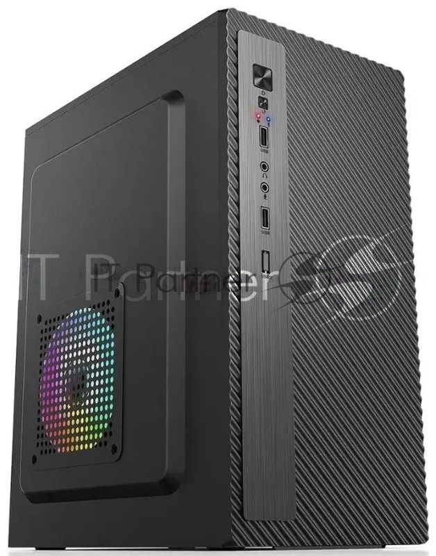 Корпус ACCORD ACC-2053B, Mini-Tower, чёрный