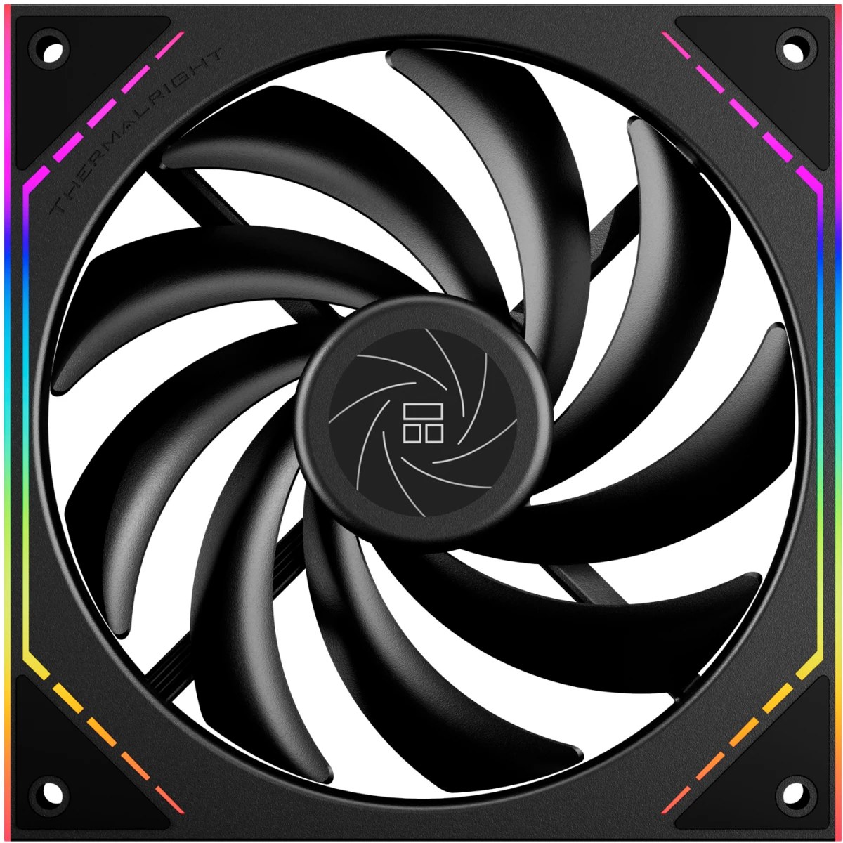 Кулер для корпуса Thermalright TL-M14 (140x144x25mm, 4-pin PWM, ARGB, 88.75CFM, 23.7dBA, 1500RPM, Black)