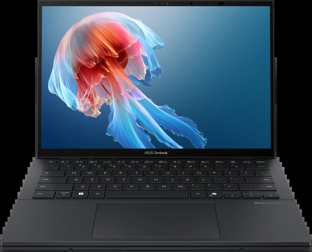 Ноутбук ASUS Zenbook Duo 2025 UX8406CA-QL345X/14"/OLED/Intel Core Ultra 7 255H/32Gb/1Tb SSD/Intel Arc/Windows 11 Pro/серый/1.65kg