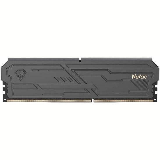 Оперативная память Netac DDR4 Shadow III Black 16Gb, 2666Mhz, NTSHD4P26SP-16K CL19, с радиатором
