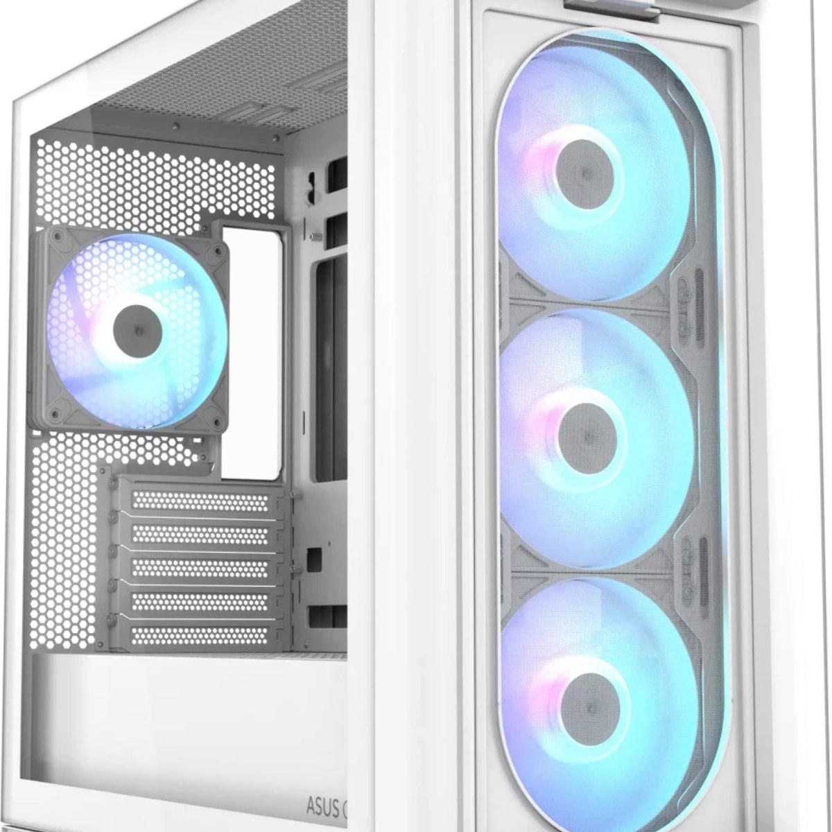 Корпус ASUS A23 Plus White, Mini-Tower, белый, 4 x 120 мм