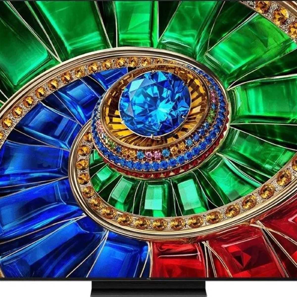 Телевизор TCL 75" 75RM7L, черный, QLED RGB-Mini LED, 3840x2160 4K Ultra HD, 144 Гц, Google TV, 3 ГБ/64 ГБ