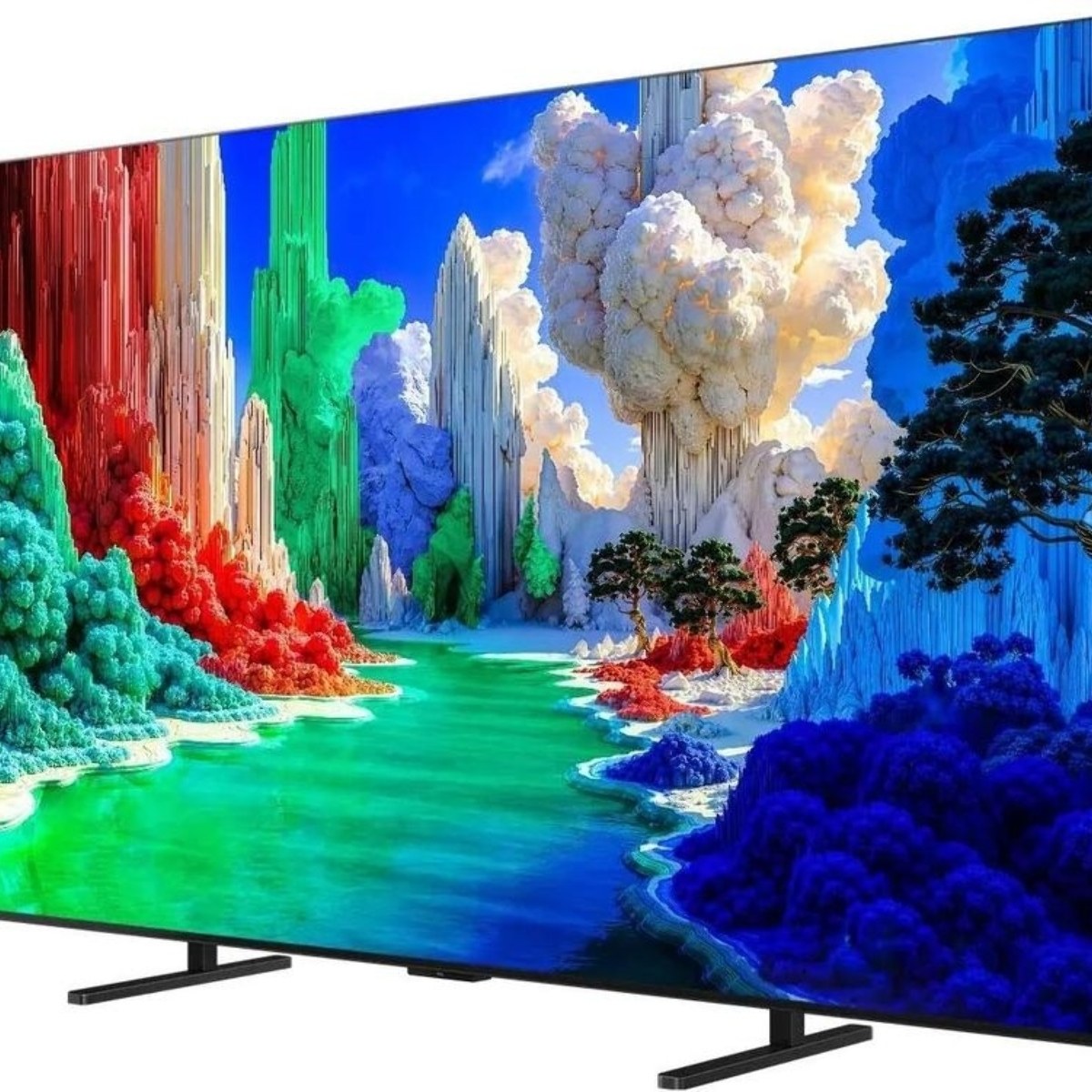 Телевизор TCL 55" 55A400, черный, QLED, 3840x2160 4K Ultra HD, 144 Гц, Google TV, 3 ГБ/32 ГБ