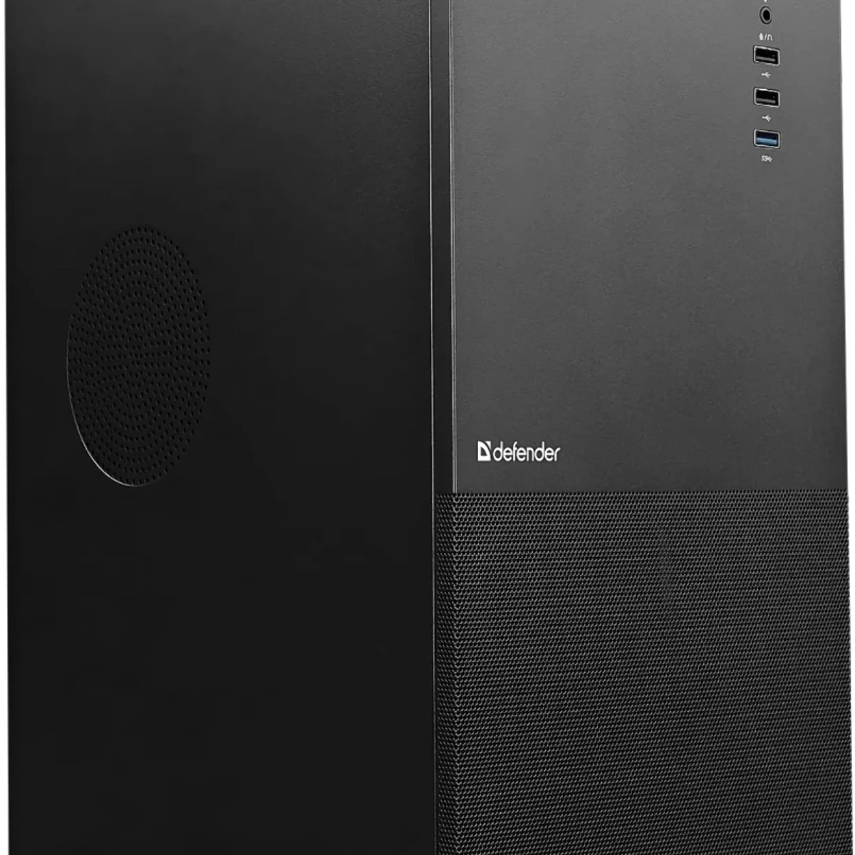 Корпус Defender Apex Metal XL, Midi-Tower, чёрный