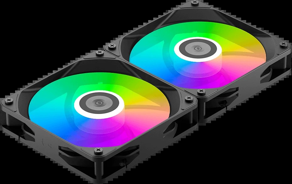 Система жидкостного охлаждения PCCOOLER DA240 V2, 240 мм, 2x120 мм, ARGB, 270 Вт