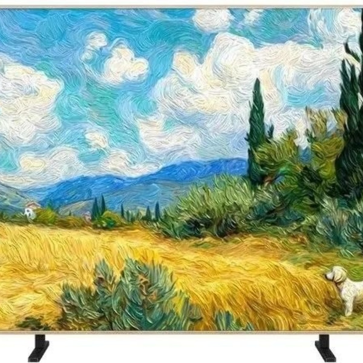 Телевизор TCL 55A400 Pro, Mini LED, 55", бежевый, QLED, 4K Ultra HD, 144Hz, Google TV, 3Gb/32Gb