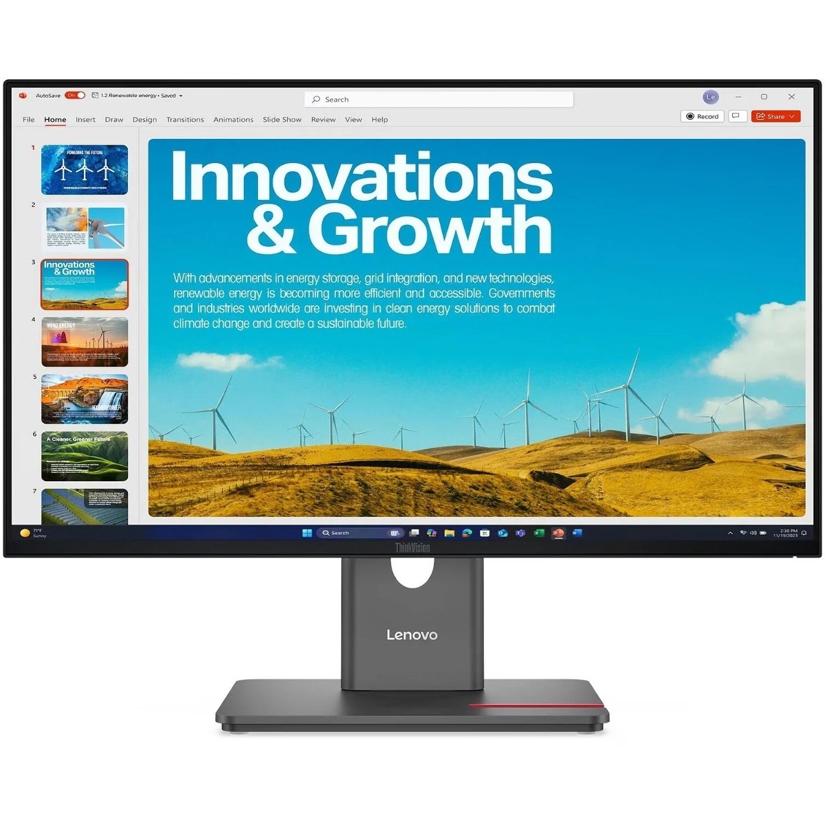 Монитор Lenovo 23.8" ThinkVision P24QD-40 черный IPS LED 4ms 16:9 HDMI матовая HAS Piv 1500:1 300cd 178гр/178гр 2560x1440 120Hz DP QHD USB