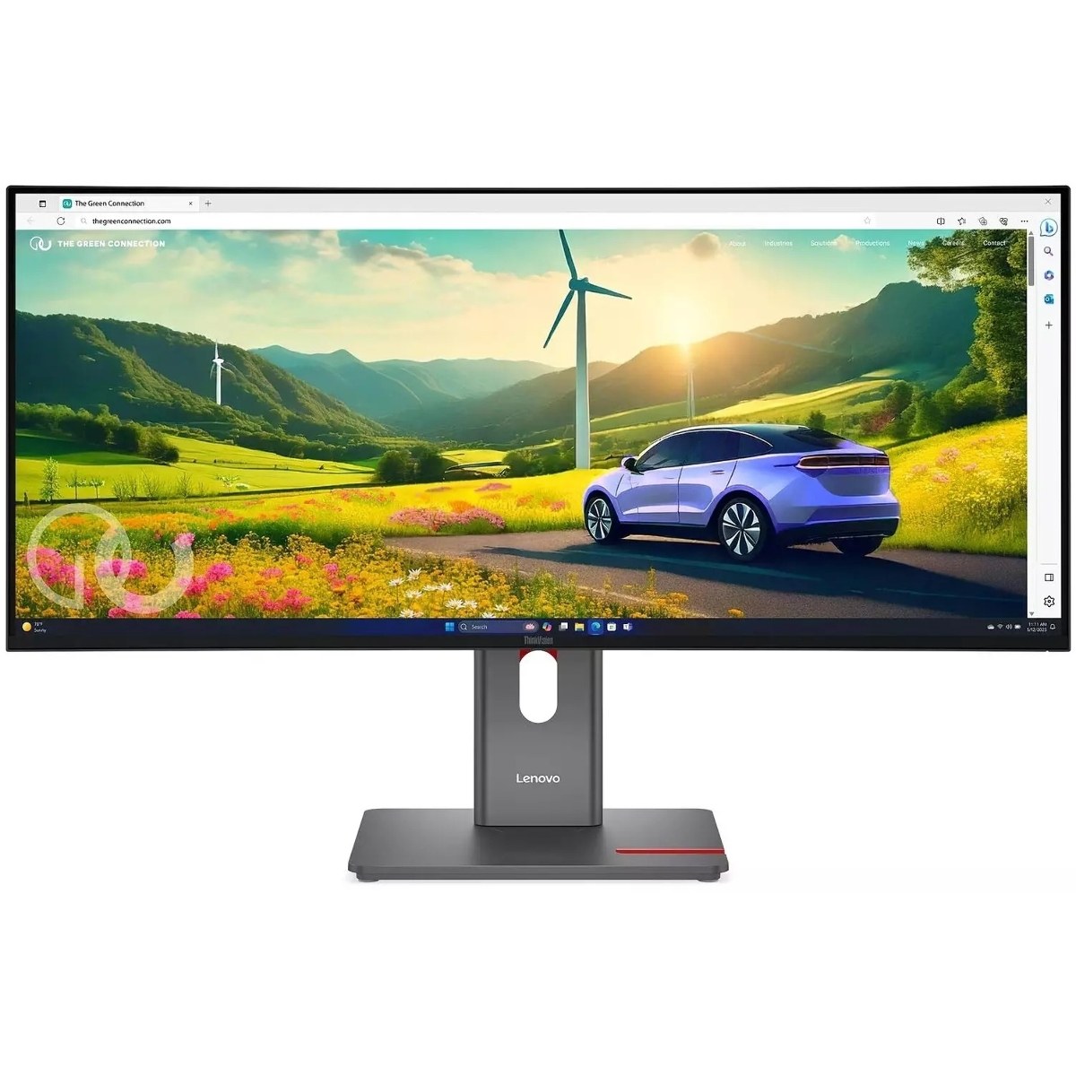 Монитор Lenovo 34" ThinkVision P34WD-40 черный IPS LED 4ms 21:9 HDMI M/M HAS Piv 2000:1 350cd 178гр/178гр 3440x1440 120Hz DP WQ USB 10кг