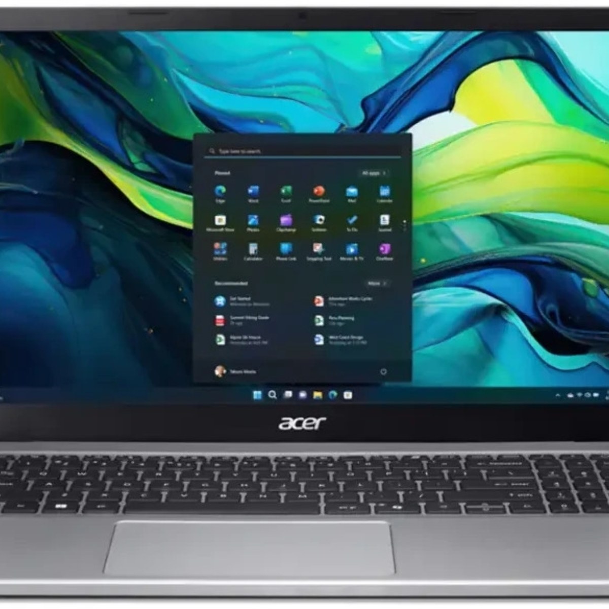 Ноутбук Acer Aspire Go AG15-21PT-R5GQ 15.6" FHD IPS, AMD R5-5625U, 8Gb, 512GB SSD, no OS, серебристый (NX.J7XEX.017)