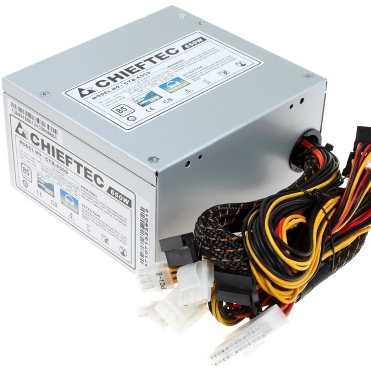 Блок питания Chieftec ATX 650W Vita BPX-650-S Gen.5 Half mod 80+ bronze (20+4pin) APFC 120mm fan 6xSATA RTL