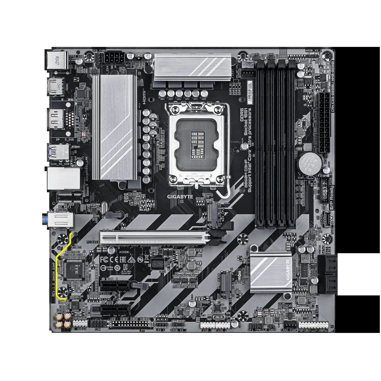 Материнская плата Gigabyte B860M D3W
