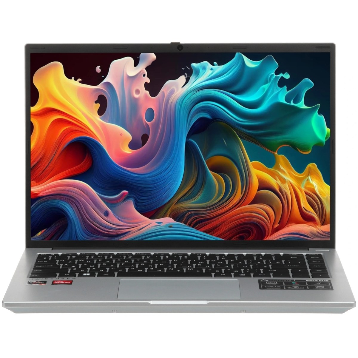 Ноутбук Maibenben S14B-R560UM/14.5"/IPS/AMD Ryzen 5 6600H/16Gb/512Gb SSD/AMD Radeon 660M/Windows 11 Pro/серебристый/1.6kg