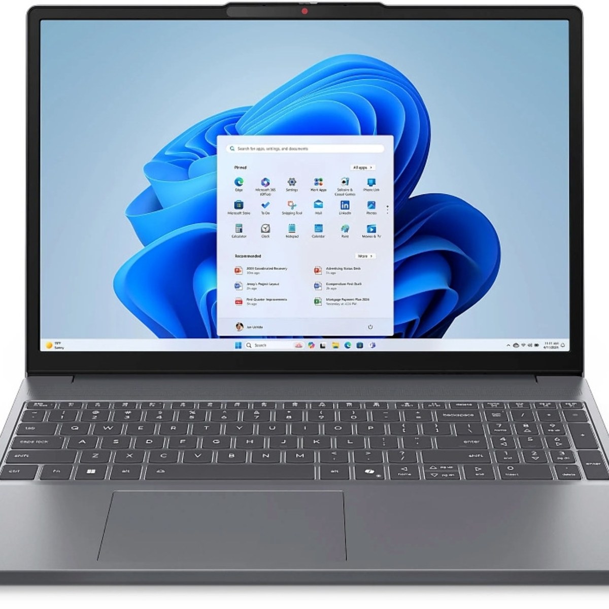 Ноутбук Lenovo IdeaPad Slim 3 15ARP10/15.3"/IPS/AMD Ryzen 7 7735HS/16Gb/512Gb SSD/AMD Radeon Graphics/noOS/серый/1.59kg