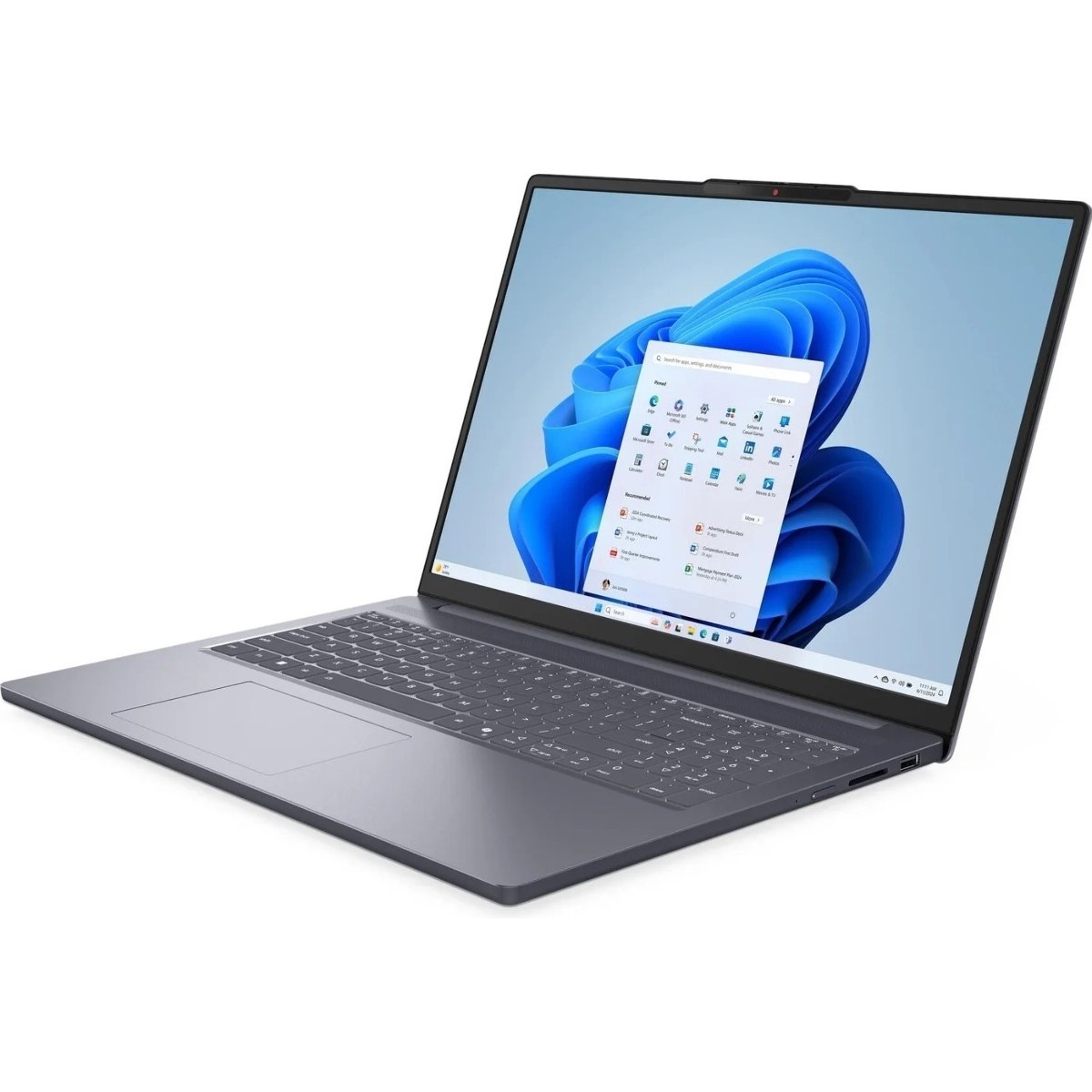 Ноутбук Lenovo IdeaPad Slim 3 16ARP10/16"/IPS/AMD Ryzen 5 150/16GB/512GB SSD/AMD Radeon 660M/Без ОС/серый/1.73kg