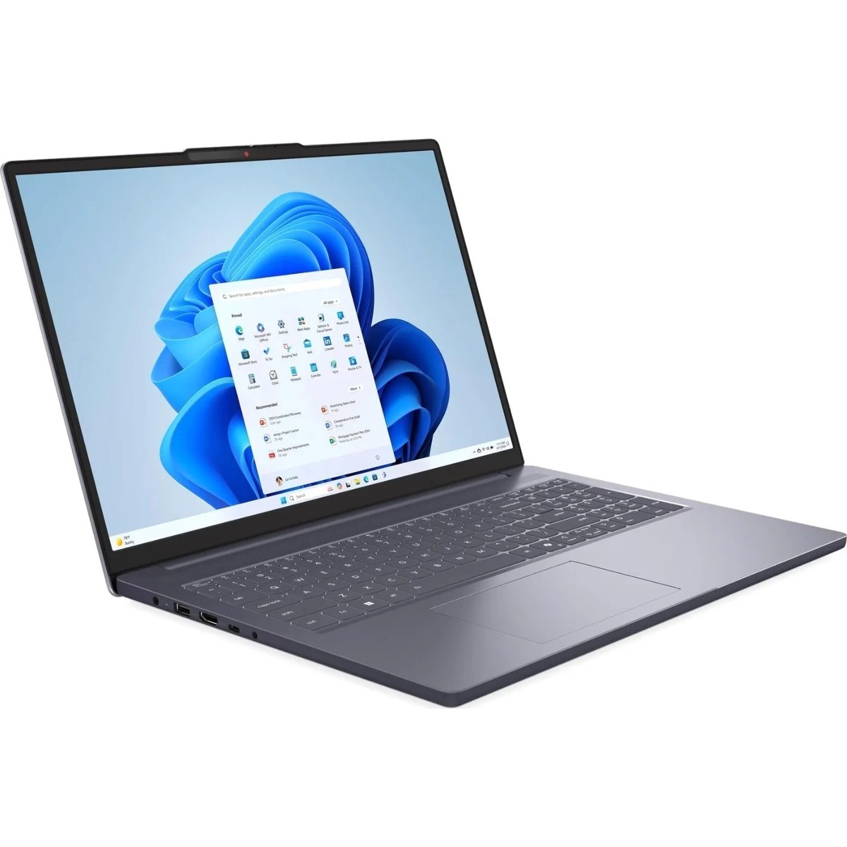 Ноутбук Lenovo IdeaPad Slim 3 16ARP10/16"/IPS/AMD Ryzen 5 150/16GB/512GB SSD/AMD Radeon 660M/Windows 11 Pro/серый/1.73kg