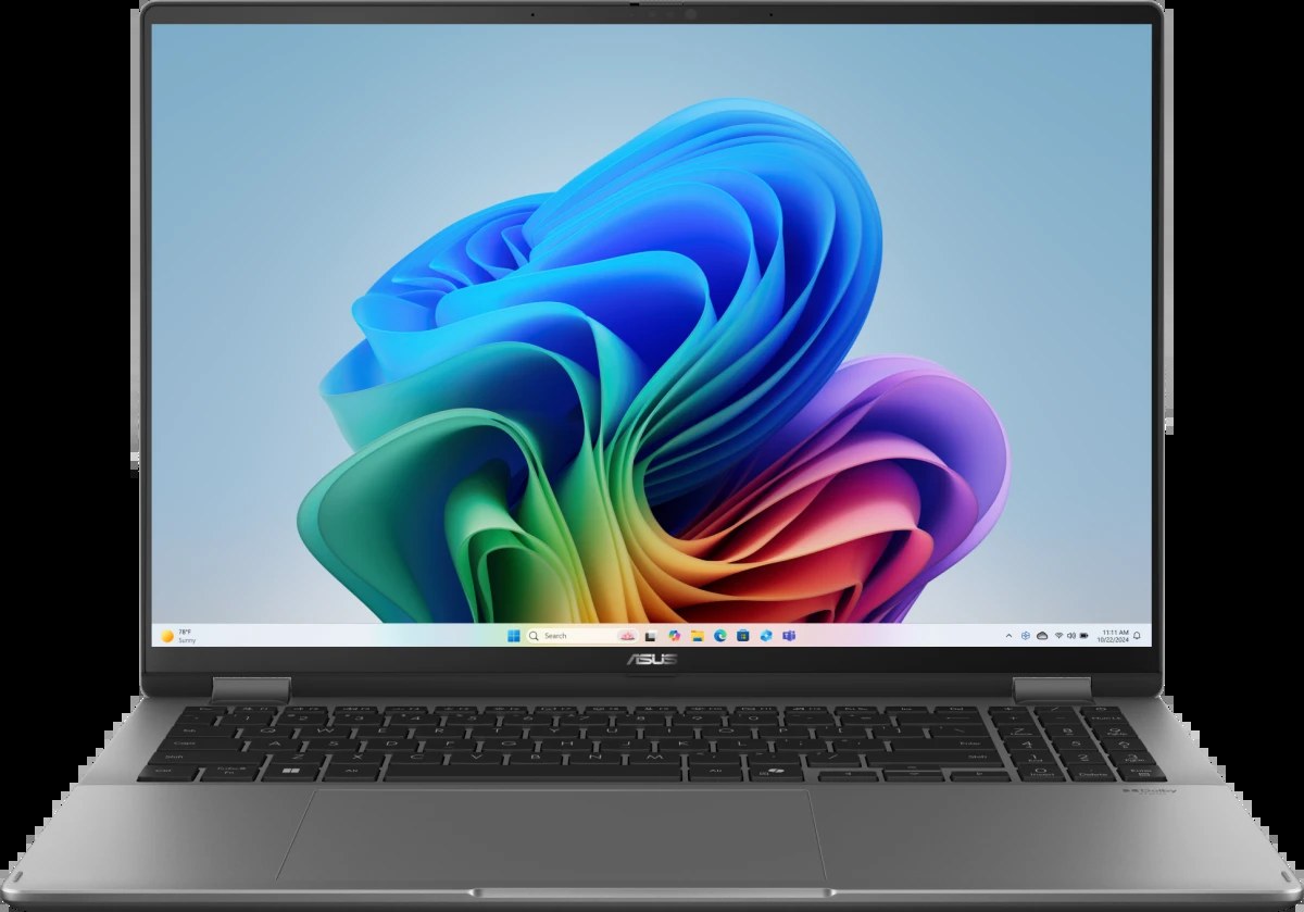 Ноутбук Asus Vivobook 16 Flip TP3607AA-SI086W/16"/OLED/Intel Core Ultra 7 355/32Gb/1Tb SSD/Intel Graphics/Windows 11 Home/серый/1.8kg