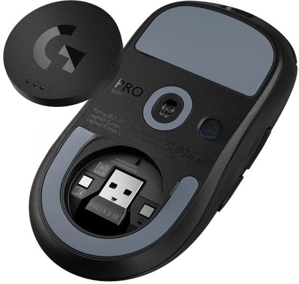 Мышь Logitech G Pro X Superlight 2 SE черный оптическая 44000dpi беспров. USB-C 4but (910-007649)