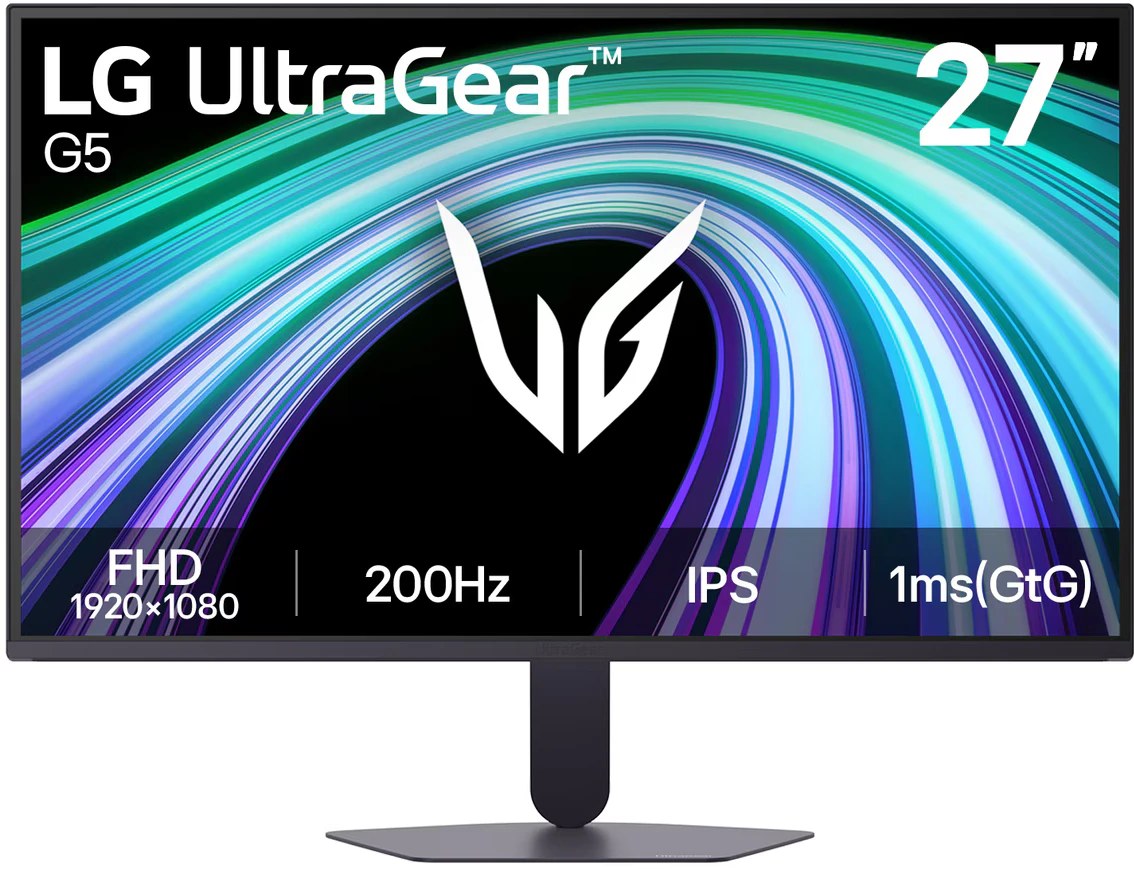 Монитор LG 27" UltraGear 27G523B-B черный IPS LED 16:9 HDMI матовая 1000:1 300cd 178гр/178гр 1920x1080 200Hz FreeSync Premium DP FHD 4.2кг