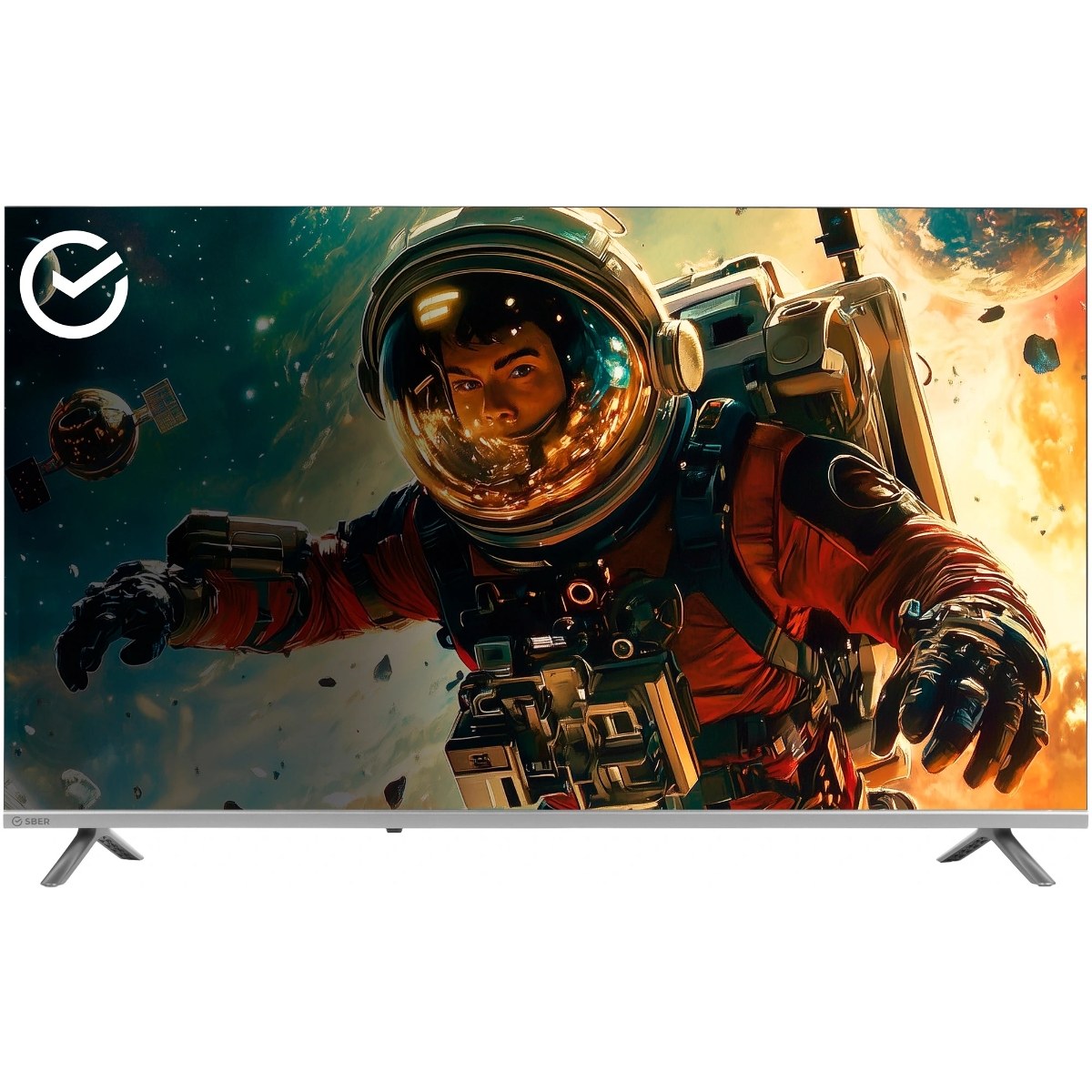 Телевизор Sber 43" SDX-43F3000DSA черный/серый LED FHD 60Hz Smart TV Салют ТВ 1.5GB/8GB