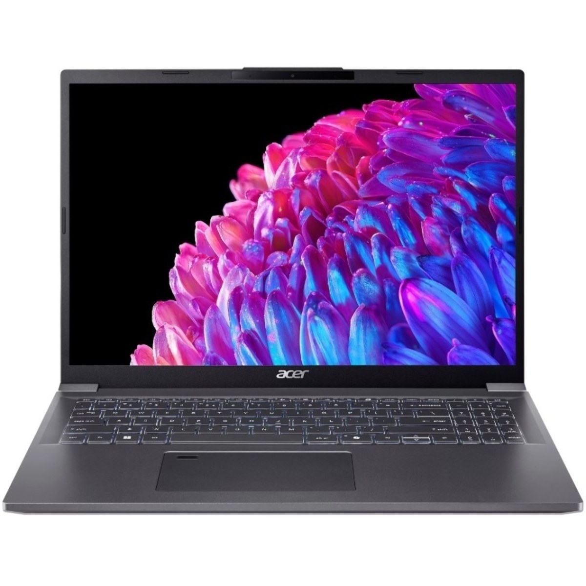 Ноутбук Acer Aspire 16 A16-71M-71FM/16"/OLED/Intel Ultra 7 155H/32GB/1024GB SSD/Intel Arc Graphics/Без ОС/серый/1.64kg