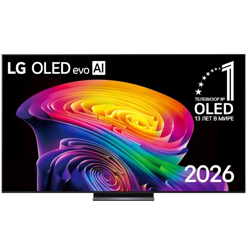 Телевизор LG 83" OLED83C6RLA.ARUG черный/серый OLED UHD 120Hz Smart TV webOS