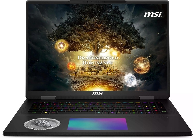 Ноутбук MSI Titan Dragon Edition 18 HX A2WJ-1251RU/18"/IPS/Core Ultra 9 290HX Plus/96Gb/4Tb SSD/NVIDIA GeForce RTX 5090 24Gb/Windows 11 Home/черный/3.6kg