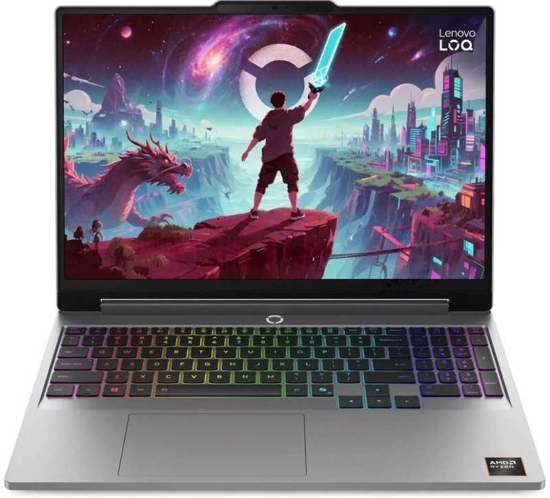 Ноутбук Lenovo LOQ 15AHP11/15.3" IPS/AMD Ryzen 7 250/16Gb/512Gb SSD/NVIDIA GeForce RTX 5050 8Gb/без ОС/серый/2.1kg
