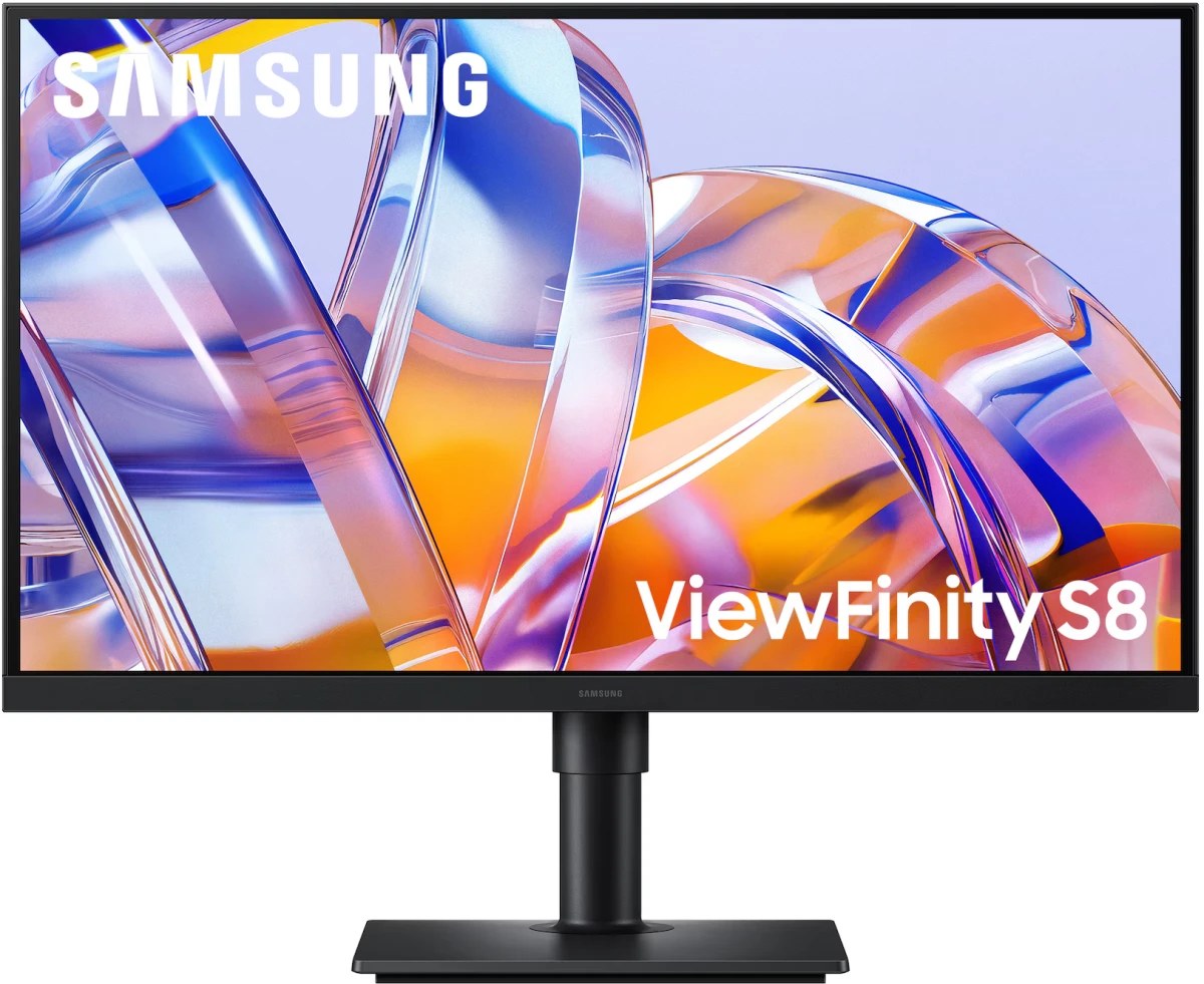 Монитор Samsung 27" S27H804UAI, 16:9, IPS, UHD, 5ms, 350cd, 60Hz, HDMI, DP, USB, USB-Cx2, LAN, HAS