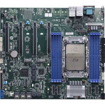 Материнская плата MSI D3060GB2N-1G, LGA4710, SoC (System on Chip), 8xDDR5 DIMM, 12xSATA 6Gb/s, 2xM.2 PCIe NVMe, 4xPCIe 5.0 x16, 6xPCIe 5.0 x8, 1xD-Sub, 2x1Gb LAN, 2xUSB 3.2 Gen 1, 0x3.5 мм, SSI CEB