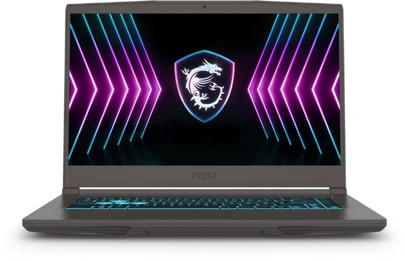 Ноутбук MSI Thin 15 B2RVE-3602XRU/15.6"/IPS/Intel Core 5 210H/16Gb/512Gb/SSD/NVIDIA GeForce RTX 4050 6Gb/Без ОС/серый/1.86kg