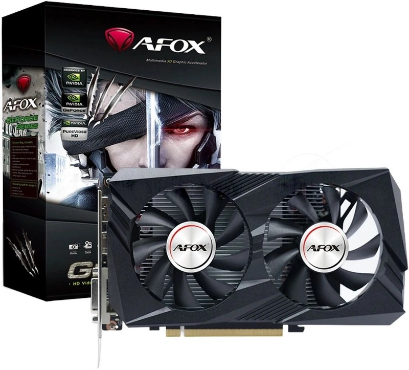 Видеокарта Afox RTX3050 6GB GDDR6 96bit DVI DP HDMI ATX 2FAN RTL