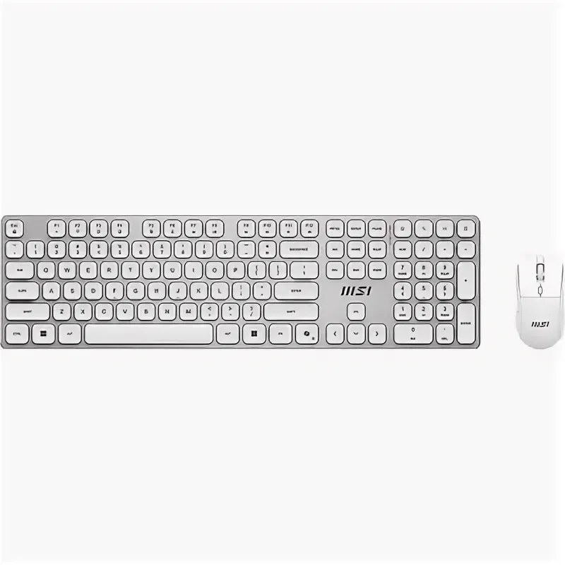 Комплект клавиатура и мышь MSI FORGE K210 W COMBO WHITE RU