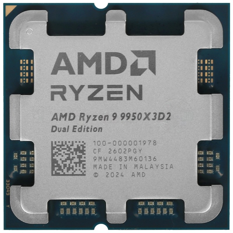 Процессор AMD Ryzen 9 9950X3D2 AM5 4.3GHz TRAY