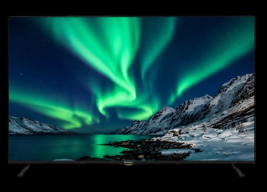 Телевизор Raskat 50" 50U5400B черный QLED UHD 60Hz Smart TV YaOS 1.5GB/8GB