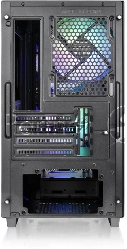 Корпус Thermaltake Versa H16 TG ARGB черный без БП mATX 11x120mm 7x140mm 2xUSB3.0 audio bott PSU