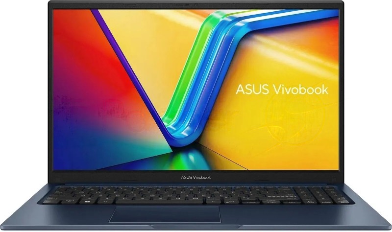 Ноутбук ASUS VIVOBOOK 15 X1504VA-BQ4623 INTEL CORE 5-120U-16GB DDR5 RAM-1TB SSD-15.6"FHD DISPLAY-ENGLISH US BACKLIT KB-QUIET BLUE-DOS-EU PLUG