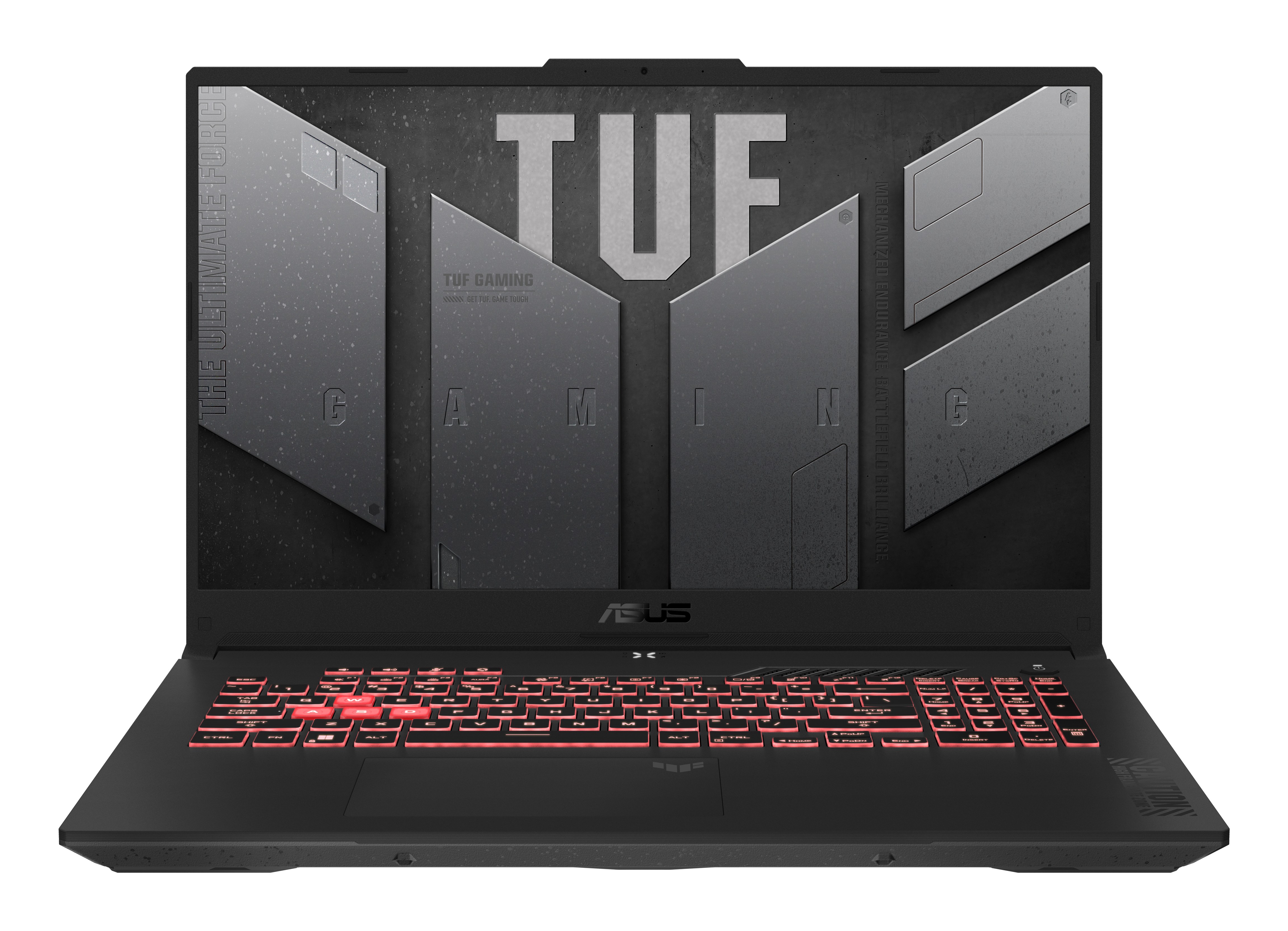 Ноутбук ASUS TUF Gaming A17 FA707NUG AMD Ryzen 7 7445HS/16Gb (D5)/SSD512Gb/RTX4050 6Gb (115W)/17.3"/IPS/FHD/1920x1080/144Hz/NoOS/RJ-45/Mecha Gray/2.6kg