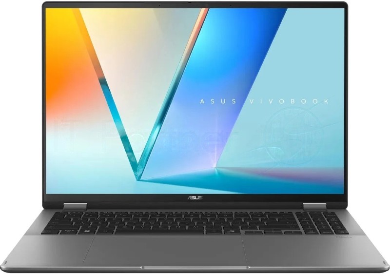 Ноутбук ASUS VivoBook 16 Flip TP3607AA-SI087W/16.0"/OLED/Intel Core Ultra 7 355/32Gb/1Tb/SSD/Intel Graphics/Windows 11 Home/серый/1.80kg