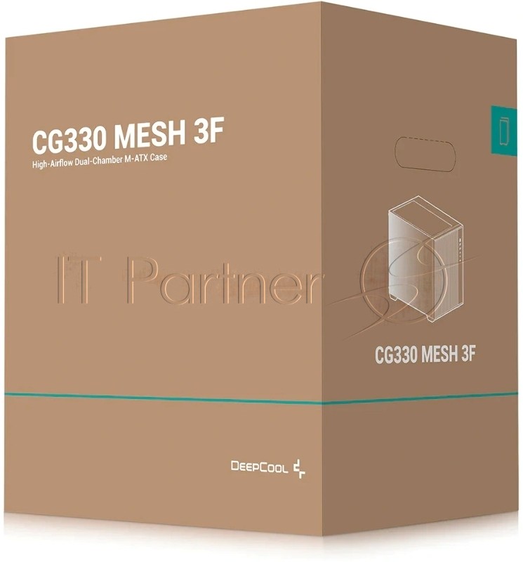 Компьютерный корпус Deepcool CG330 MESH 3F черный без БП mATX 6x120mm 4x140mm 2xUSB2.0 1xUSB3.0 audio bott PSU