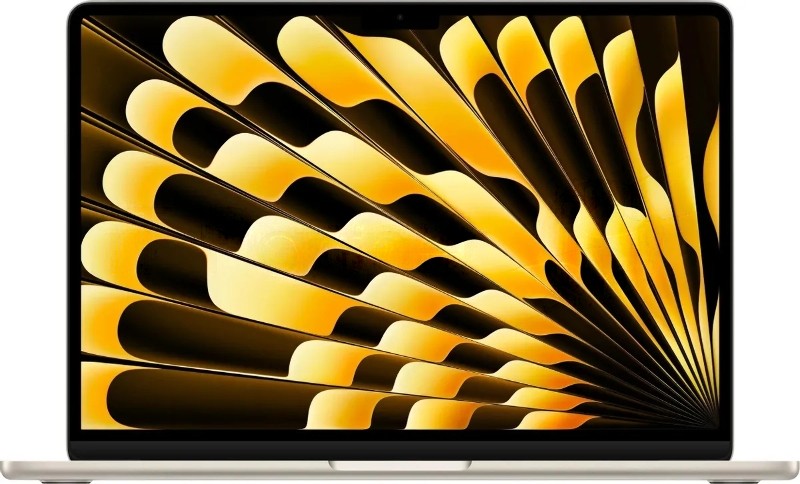 Ноутбук Apple MacBook Air A3449/13.6"/IPS (Liquid Retina)/Apple M5 10 core/16Gb/512Gb SSD/Apple Graphics 8 core GPU/macOS/сияющая звезда/1.23kg
