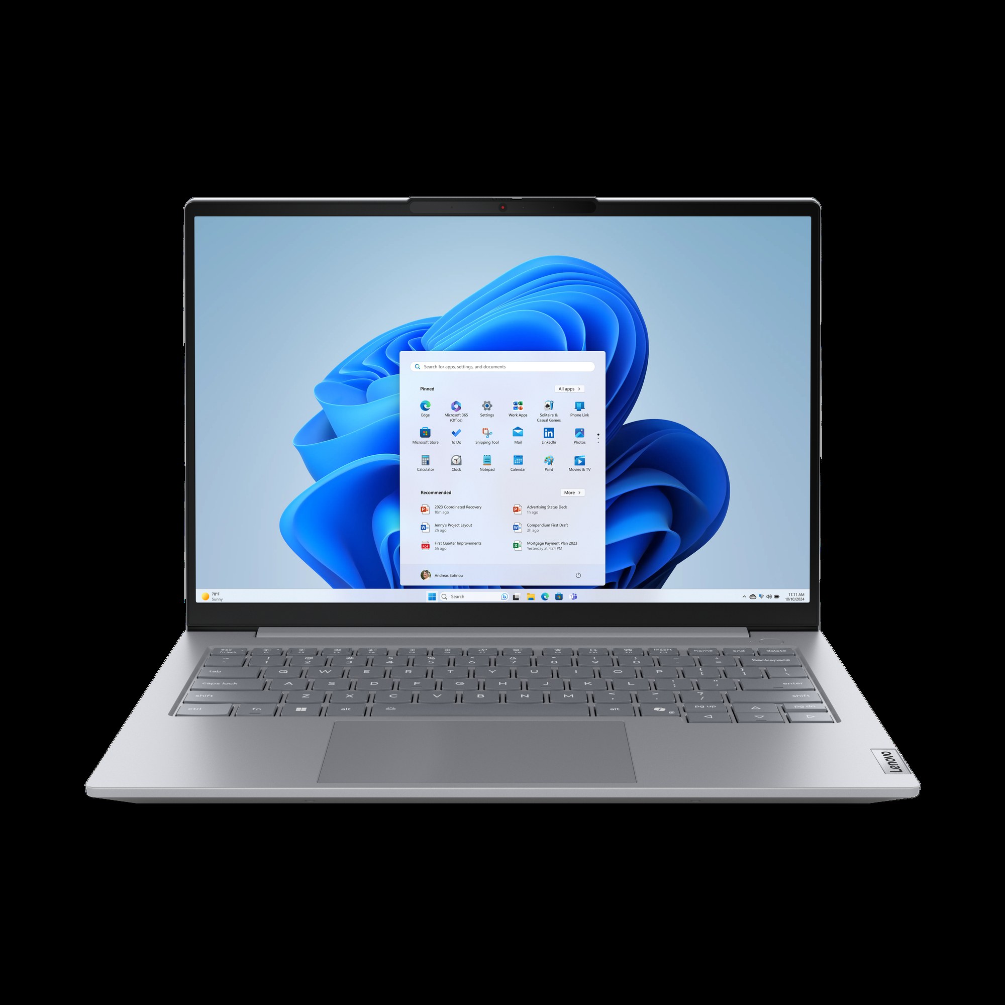 Ноутбук Lenovo ThinkBook 14 G8 IAL/14"/IPS/Intel Core Ultra 5 225U/16Gb/512Gb/SSD/Intel Graphics/Без ОС/серый/1.36kg