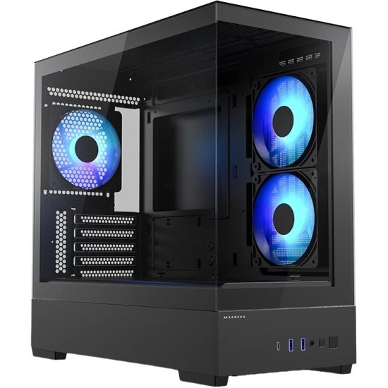 Корпус для компьютера ACCORD mATX ACC-MT210B-G01 Black