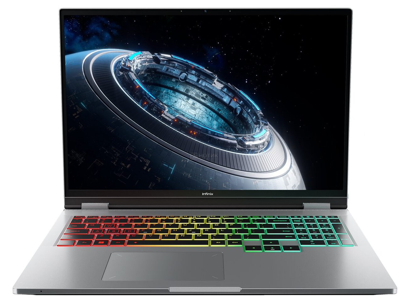 Ноутбук Infinix GTBook GL614/16"/IPS/Intel Core i5 13420H/16Gb/512Gb/SSD/NVIDIA GeForce RTX 5060 8Gb/Без ОС/серебристый/1.99kg