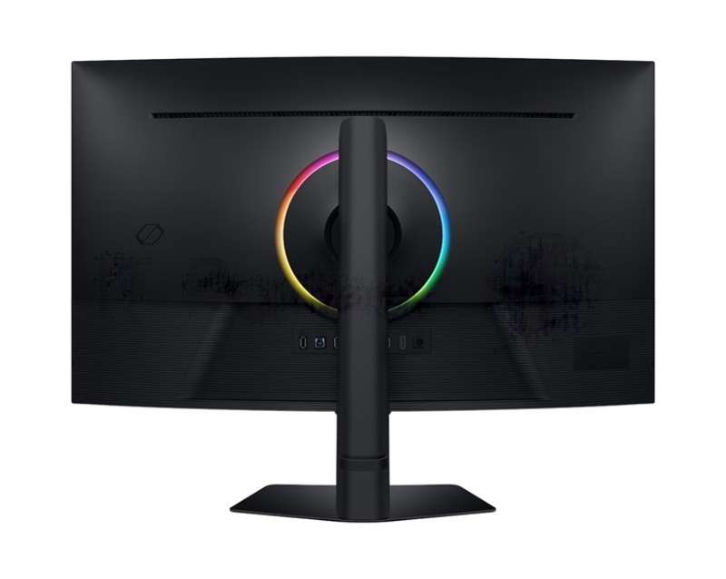 Монитор 37" Samsung Odyssey G7 G75F VA 3840x2160, 165 Гц, 1 мс, 16:9, 350 кд/м², 2xHDMI, DisplayPort, изогнутый экран, HDR, Flicker Free, Low Blue Light, черный
