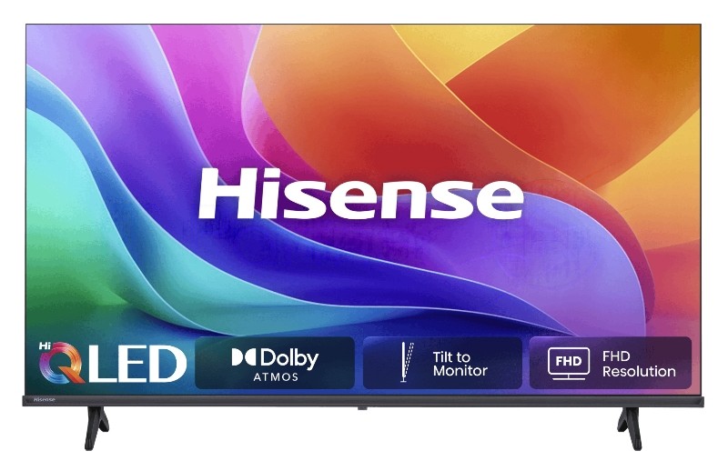Телевизор QLED Hisense 40" 40А5S Frameless черный Full HD 60Hz DVB-T DVB-T2 DVB-C DVB-S DVB-S2 USB WiFi Smart TV (RUS)