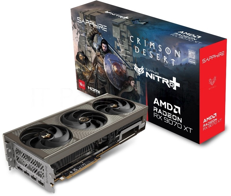 Видеокарта Sapphire PCI-E 5.0 11348-10-20G NITRO+AMD RADEON RX 9070 XT 16GB CRIMSON DESERT EDITION GAMING OC LITE AMD Radeon RX 9070XT 16Gb 256bit GDDR6 2520/20000 HDMIx2 DPx2 HDCP Ret