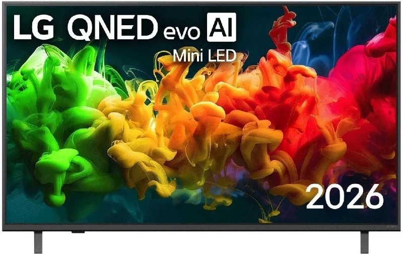 Телевизор LG 50" 50QNED80B6B.ARU, черный Mini-LED, QNED 3840x2160 4K Ultra HD, 60Hz, Smart TV WebOS